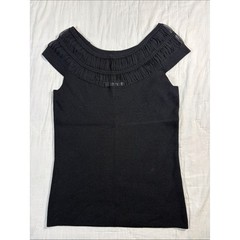 White House Black Market Silk Blend Mesh Trim Pleated Knit Blouse Top XS NWT