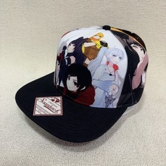 Bioworld RWBY Snapback Flat Brim Black Multicolor One Size Anime Hat