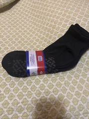 Socks Diabetic Ankle No Skid Socks – Black.13-15 .DWeitzner.