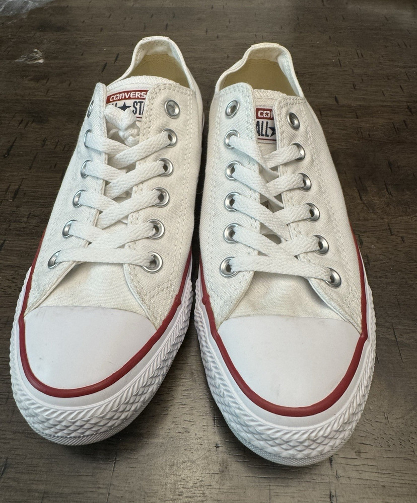 Converse Mens Chuck Taylor All Star Low Top Sneaker Optic White M7652
