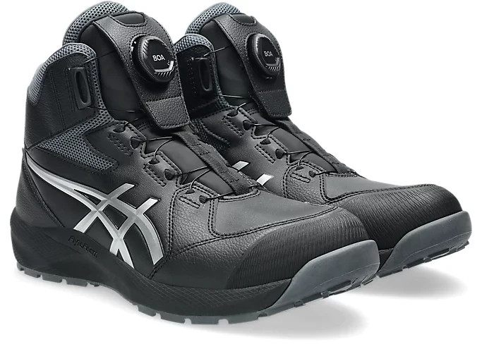 ASICS WINJOB CP314 BOA 1273A124 001 Black Pure Silver 3E Safety Shoes