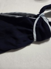 Lulus Navy And White Long Sleeve Womens Blouse