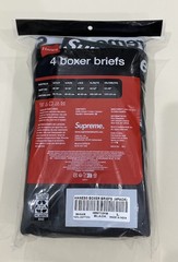 Supreme x Hanes Boxer Briefs (4 pack) black Large L