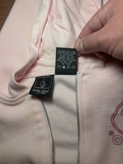 Baby Phat Girls Kids Short Sleeve Sweatshirt Pink Zip Cute Size Small