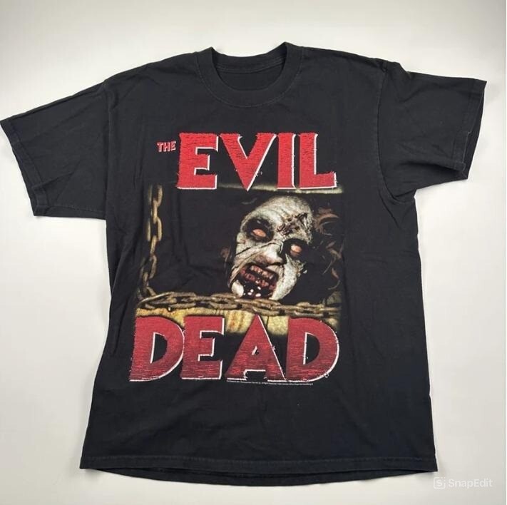 The Evil Dead T-Shirt Unisex 2 SIDE One By One Horror Movie Fan Gift All Size