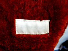 Burberry Prorsum Runway Vintage Shearling Babbage Vest Italy Size 6 EUC