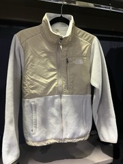 The North Face Denali Women’s Full Zip Jacket w/ Pockets White Beige Size S