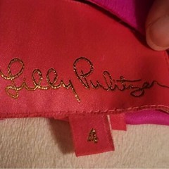 Preowned Lilly Pulitzer size 4 hot pink 👚 dress