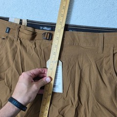 NEW! Prana Stretch Zion Slim Pant II Mens 42/34 Sepia Brown Tapered Stretch $95