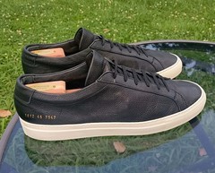 Common Projects Achilles Size 46EU 13/13.5US Mens Low Black 1812 w/ COA EUC