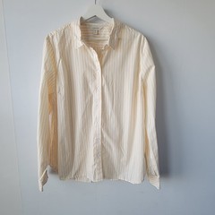 garnet hill women’s Signature Organic-Pima-Cotton Shirt size 18 Long sleeves