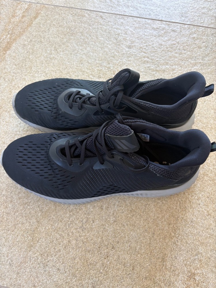 Adidas Alphabounce EM Engineered Mesh Core Black Grey Mens US 13