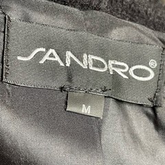 Sandro Paris Black Teddy Blazer Soft Tailored Sherpa Fleece Jacket Size M Medium