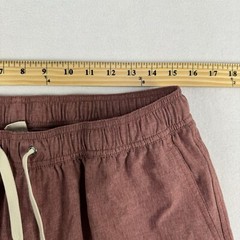 Fair Harbor Anchor Lined Shorts Mens XL Swim Stretch Light Red EUC 8” Inseam