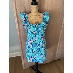 NWT LILLY PULITZER ZOYA RUFFLE ATHLETIC PICKLE BALL Vacation tennis dress 6