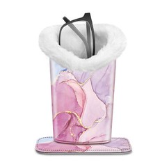 Plush Lined Eyeglasses Holder, Glasses Stand Case, Anti-scratch Glasses Storage
