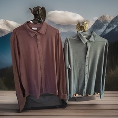 (NEW) 32 Degrees Heat XXL Long Sleeve Button Up Shirt Bundle 2 Soft Stretch NWOT