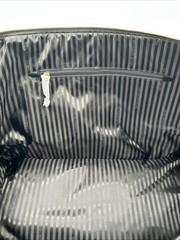Victoria’s Secret Iconic Stripes Large Weekender Tote Pink Bag Black Straps NWT