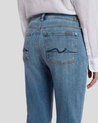 7 FOR ALL MANKIND WOMEN’S JOSEFINA SLIM BOYFRIEND JEANS MID-RISE MEDIUM STRETCH