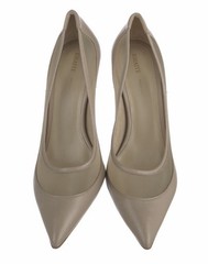 Khaite Leather Mesh Accents Pumps New 37 7