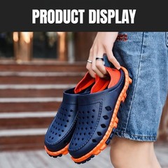 Men’s Summer Cave Shoes Outdoor Fashion Leisure Non slip Sea Side Vacation Outer