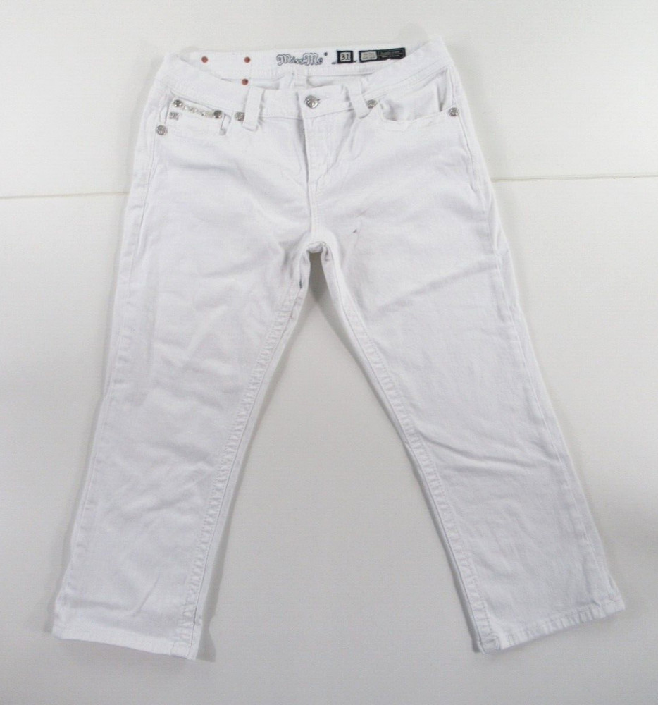 MISS ME MID-RISE (EASY CROP) JEANS TAG SIZE 31 MEASURED 33X23 ½ MM#156