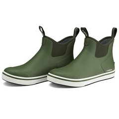 HISEA Men’s Fishing Deck Boot Waterproof Sailing Garden Mud Work Ankle Rain Boot