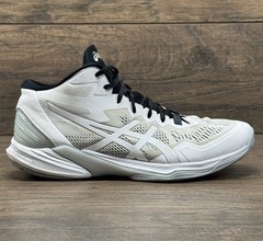 ASICS Volleyball Shoes Mens 11 Sky Elite FF MT 2 White Pure Silver Athletic
