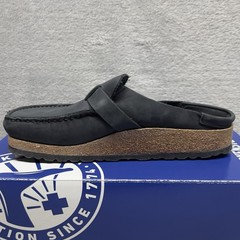 Birkenstock Buckley Clogs Women’s EU 37 US 6-6.5 Black Leather Narrow