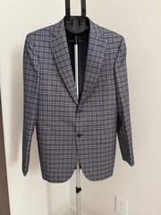 Brioni Ravello Light Purple Plaid Wool Blazer 38R US / 48 EU NWT Made In Italy