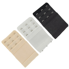 More of Me to Love Bra Stretch Extender 3Pack – Black, White, Beige – 2/3/4-Hook