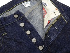 SUGAR CANE SC40401A Hawaii Ai Indigo 14oz Denim One Wash Sugarcane Fiber Jeans