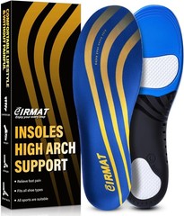 High Arch Support Insoles for Plantar Fasciitis Relief – Shock Absorbing Gel