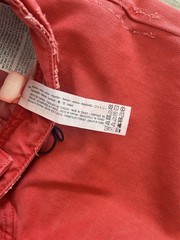 Zara red straight jeans size 10 leg 27 inches New Without Tags Summer Jeans
