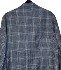 Daniel Cremieux Men’s Blazer Alex Sport Jacket 100% Wool Plaid Double Vent 44S