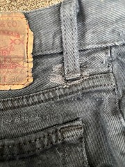 [Made in USA] 90s Levi’s 501 Black Denim W33 El Paso Factory