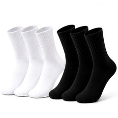 Women High Rib Crew Socks 10 Pairs Cotton Cushioned Odor Free Athletic Casual