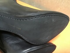 NVY COLLECTION $240 NEMESIS NEW Leather Tall boots BLACK 9,5 US