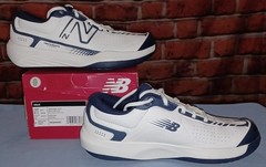 8.5 – New with its Box – NEW BALANCE – Tennis / Pickleball – White/Navy – #696v5