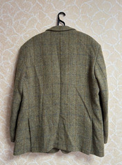 Harris Tweed Quattro Blazer Jacket Wool Men’s Size 46R EU 54