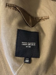 Todd Snyder New York Pine Cone Sport Coat Blazer Suit Jacket Tan NWT 38R