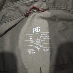 Ag-Gear Harvester L/S Performance Button Down Shirt Anti Odor Stain Repel 3XL
