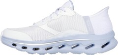 Skechers Women’s Go Walk Glide Step 2.0 Belah Hands Free – White/Lavender – 12 B