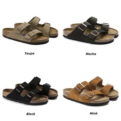 Birkenstock Arizona Soft Footbed Suede Leather Sandals Unisex Shoes Sizes 6–12