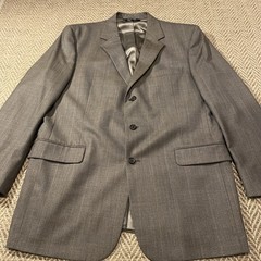 Jos A Bank 44L Long Nailhead Worsted Wool Mens Blazer Sport Coat Jacket