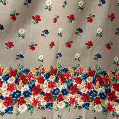 Vintage Jerrie Lurie Floral Prairie Cottagecore Midi Dress sundress 70s Size 12