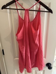 Forever 21 Pink Solid Spaghetti Strap Scoop Neck Sleeveless Cami Tank Top S