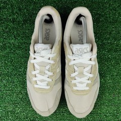 ASICS Sneakers Women 9.5 Beige Lyte Classic 1202A306 Suede Mesh Lifestyle Shoes