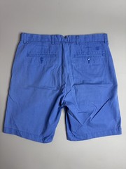 Daniel Cremieux Bright Blue Flat-Front Cotton Shorts