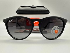 New Ray-Ban RB4171 Erika Matte Black/ Grey Polarized Gradient Women’s Sunglasses